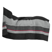 Fleecefilt Heavy Square Stripes Svart Fleecefilt Heavy Square Stripes Svart