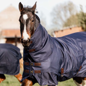 Utetäcke med hals All Weather Quick Dry Fleece 0g Marinblå Utetäcke med hals All Weather Quick Dry Fleece 0g Marinblå
