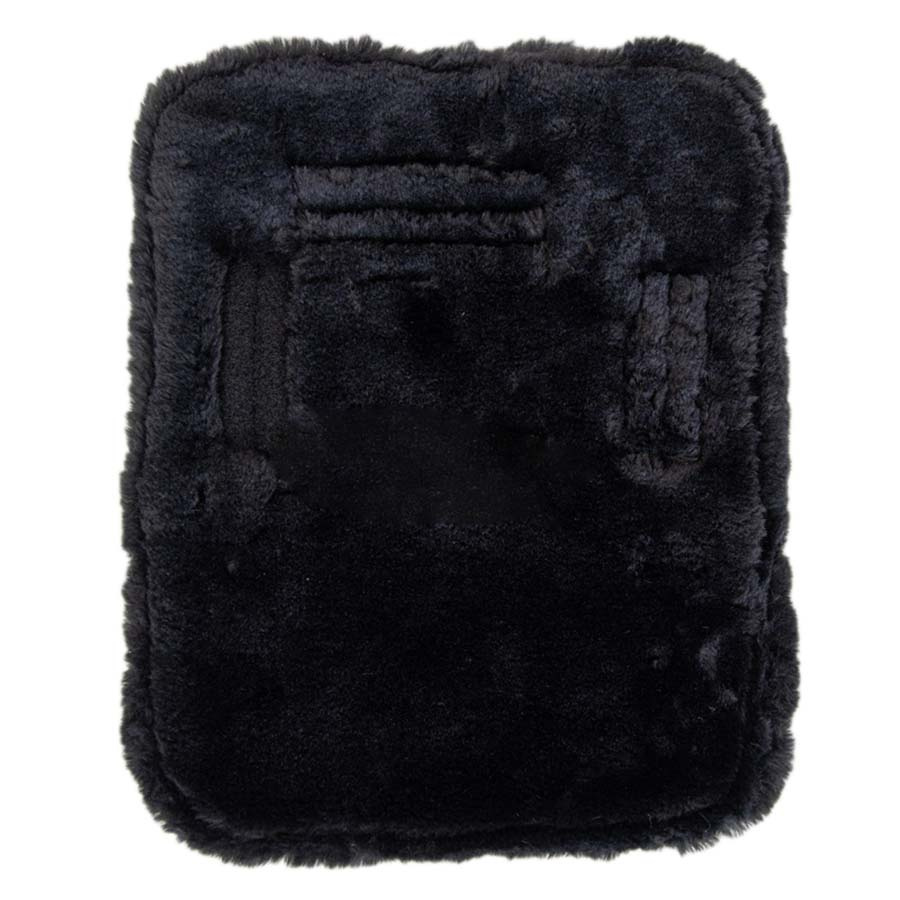 Bogbreddare Vegan Sheepskin 1 Buckle Svart