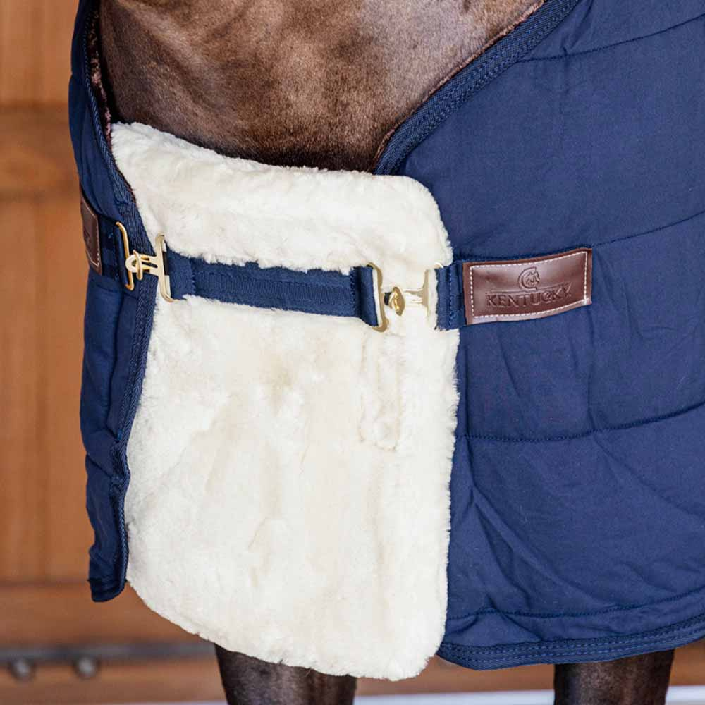 Bogbreddare Vegan Sheepskin 1 Buckle Natur