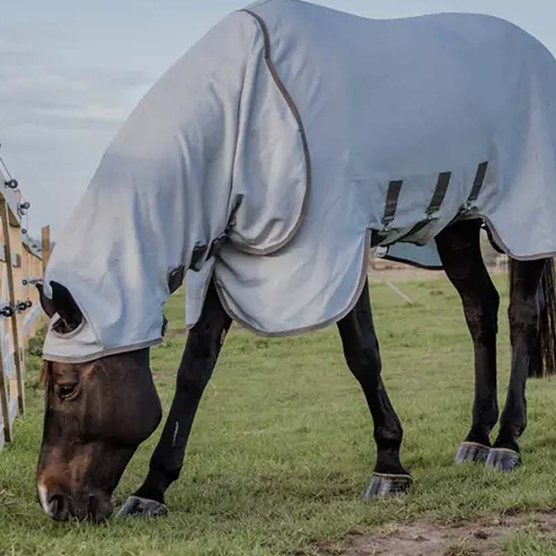 Eksemtäcke med Hals Grå