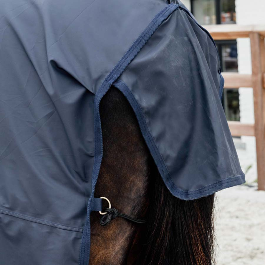 Ridregntäcke Hurricane Marinblå