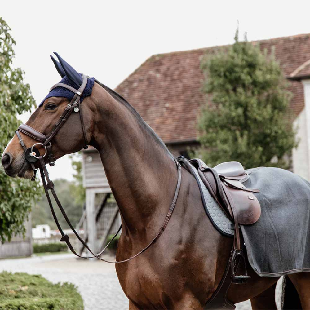 Ländtäcke Heavy Fleece Grå