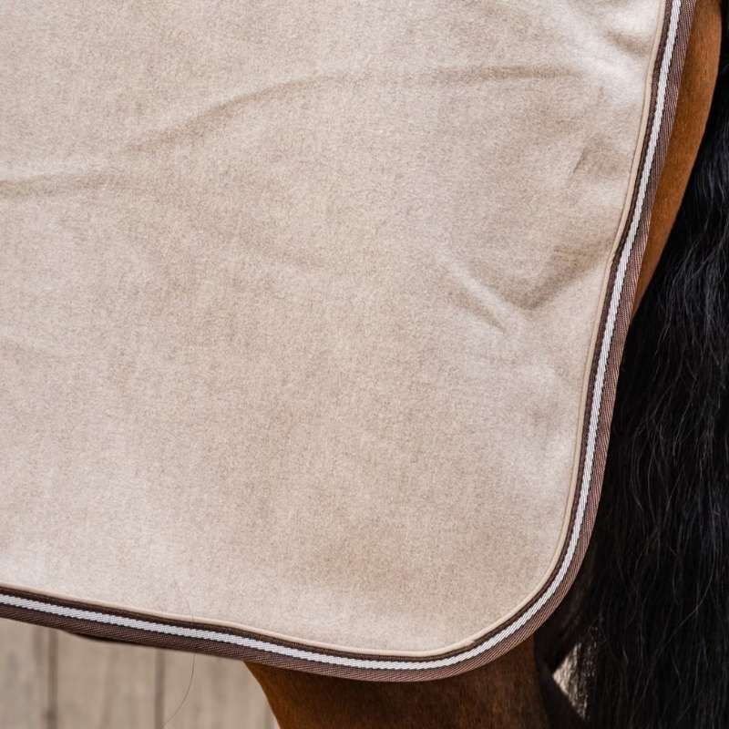 Fleecetäcke Heavy Melange Beige