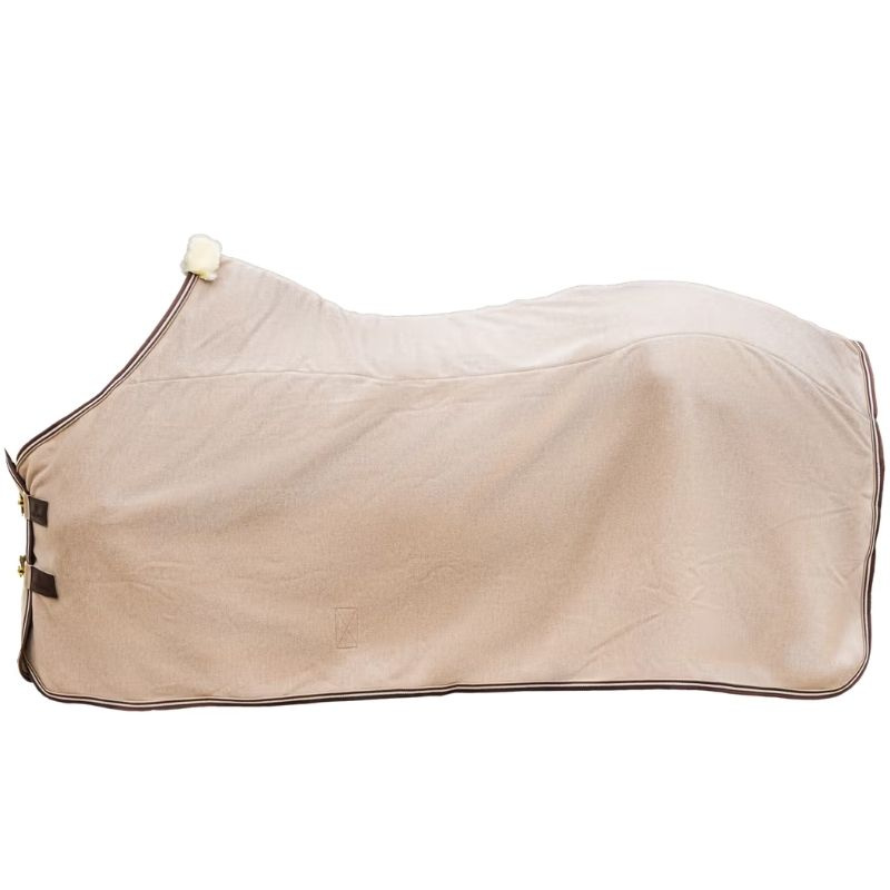 Fleecetäcke Heavy Melange Beige