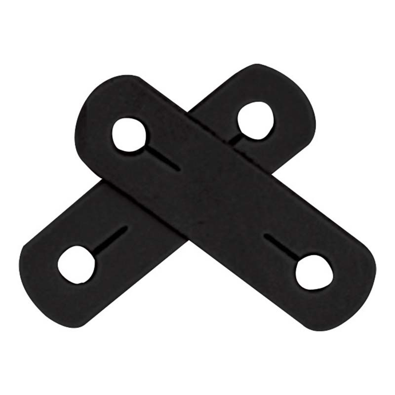 Läderstroppar till stigbygel 2-pack HG Svart