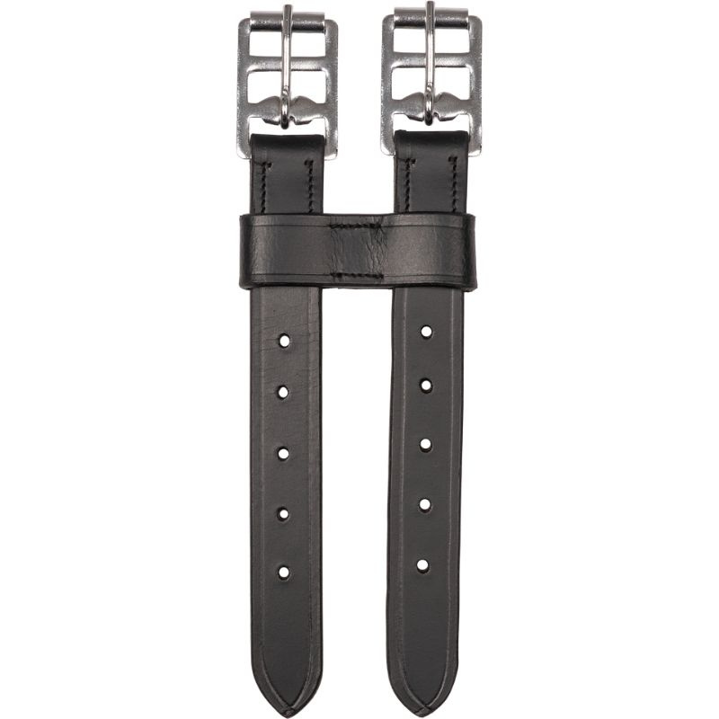 Sadelgjordsförlängare Leather Svart