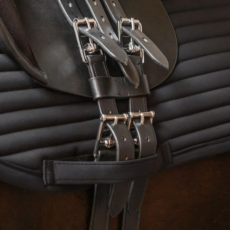 Sadelgjordsförlängare Leather Svart
