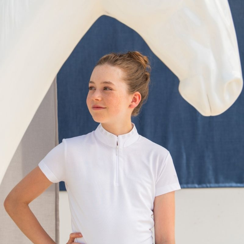Tävlingstopp Barn/Junior Icon Girl Vit