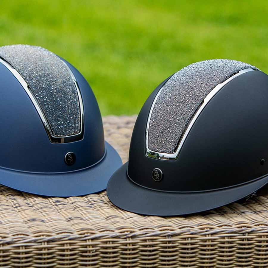 Ridhjälm Omega Glamourous Svart/Gunmetal