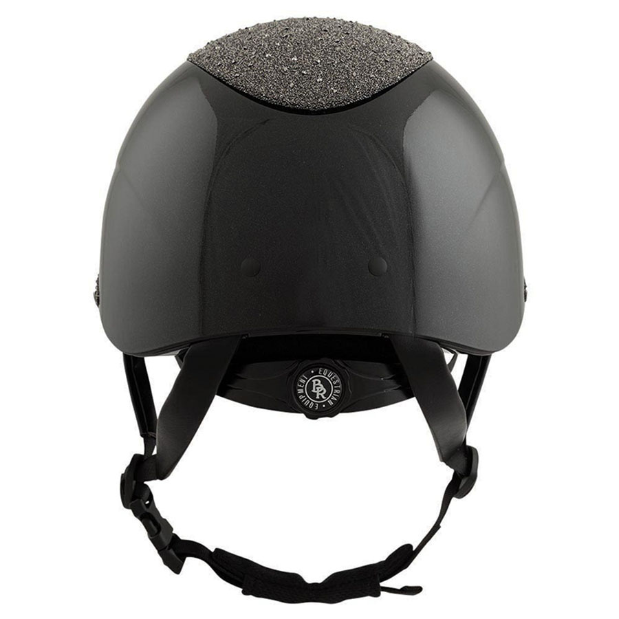 Ridhjälm Theta Plus Dazzling Glamourous Glossy Svart/Gunmetal