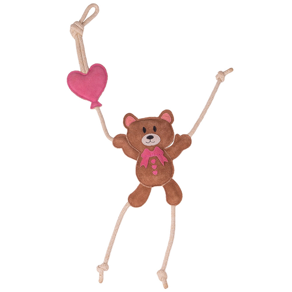 Hästleksak Valentine Bear i Mocka Brun/Rosa