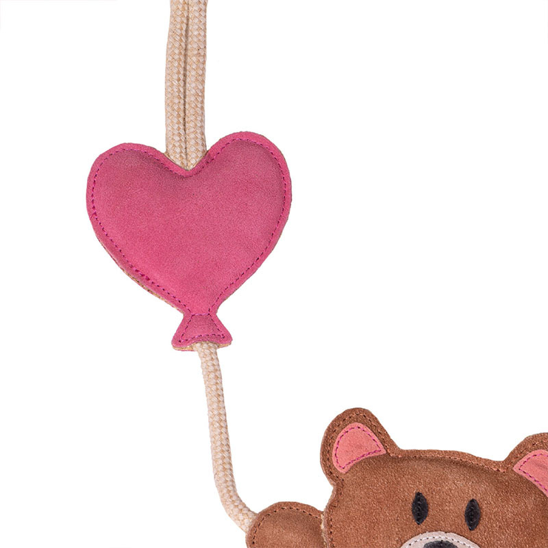 Hästleksak Valentine Bear i Mocka Brun/Rosa