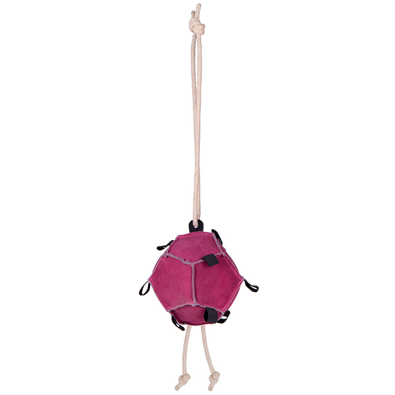 Hästleksak Boll Loop i Mocka Rosa