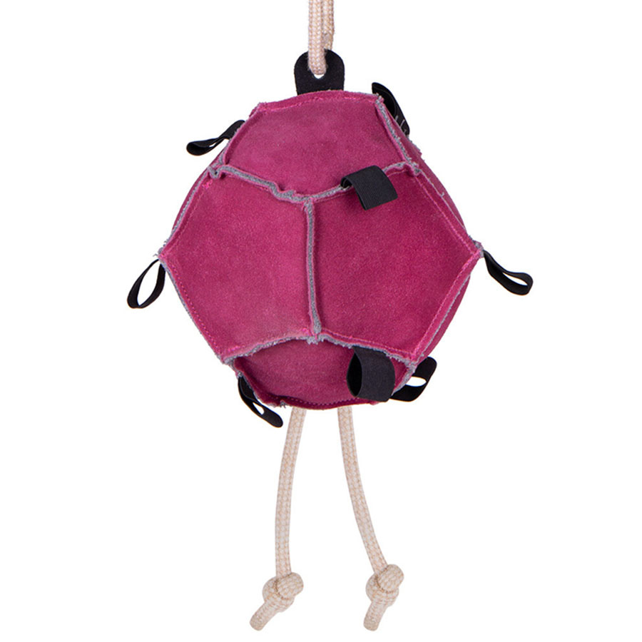 Hästleksak Boll Loop i Mocka Rosa