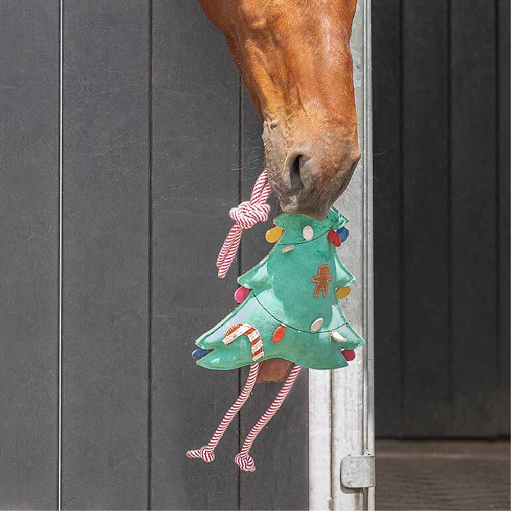 Hästleksak Christmas Tree i Mocka Grön