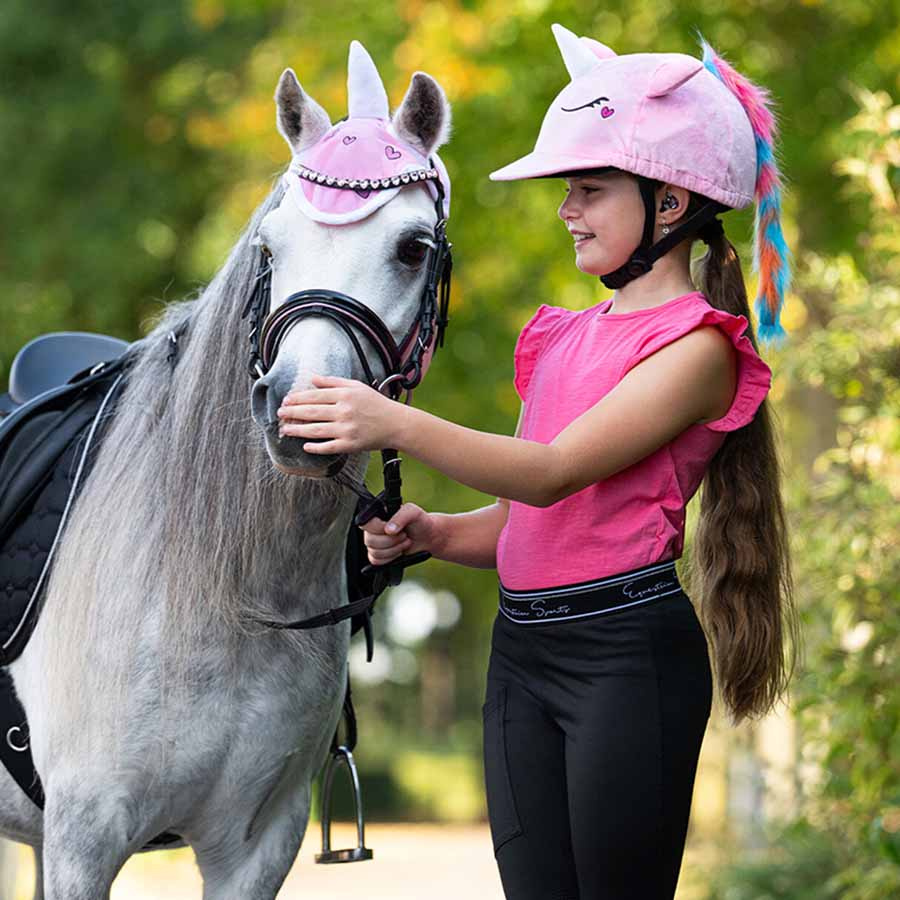 Huva Unicorn Rosa