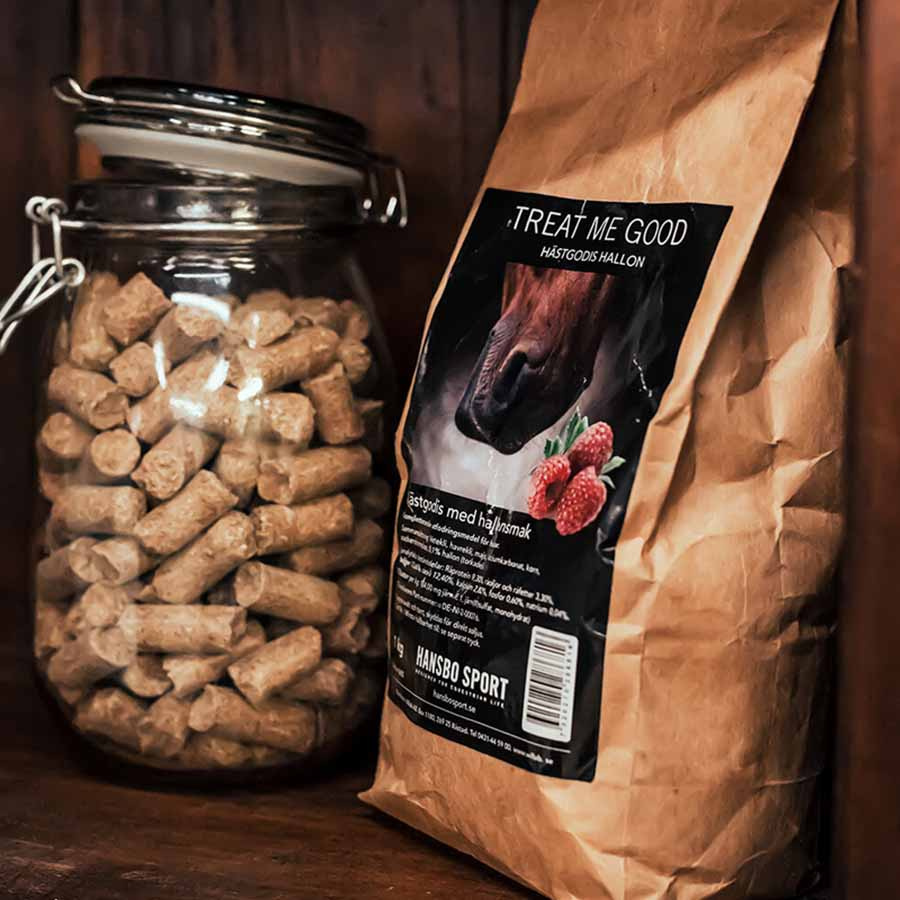 Hästgodis HS Treat Me Good Hallon 1kg