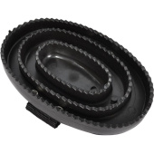 Ryktskrapa HS Plastic Svart Ryktskrapa HS Plastic Svart
