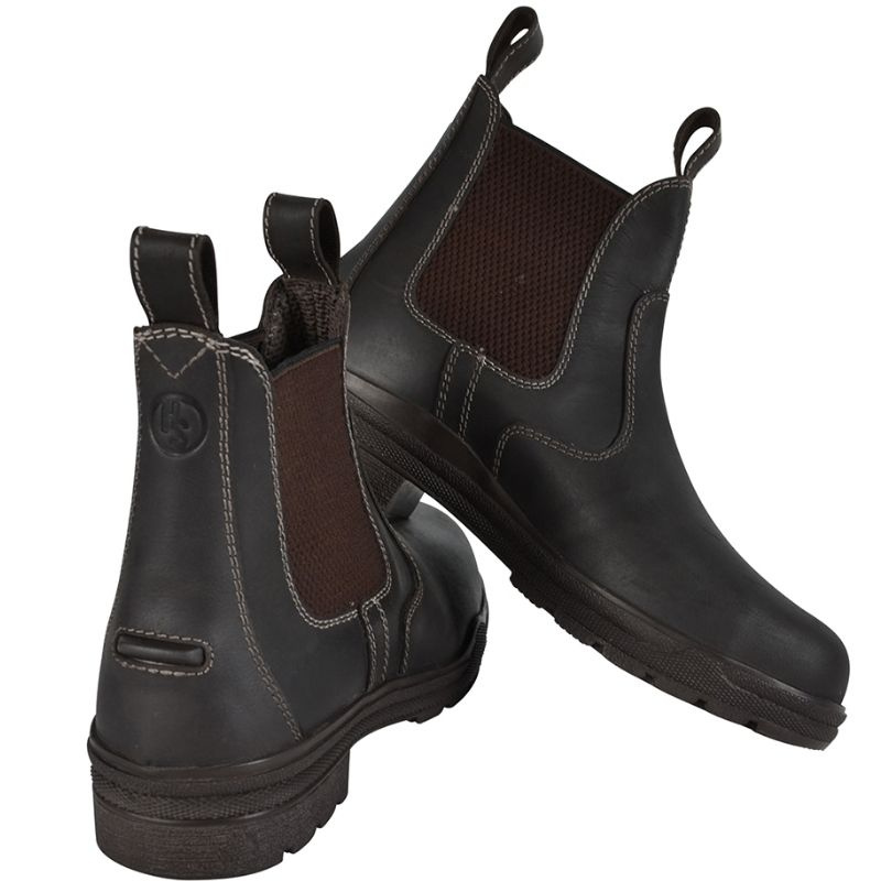 Jodhpurs HS Leather Steel Toe Brun