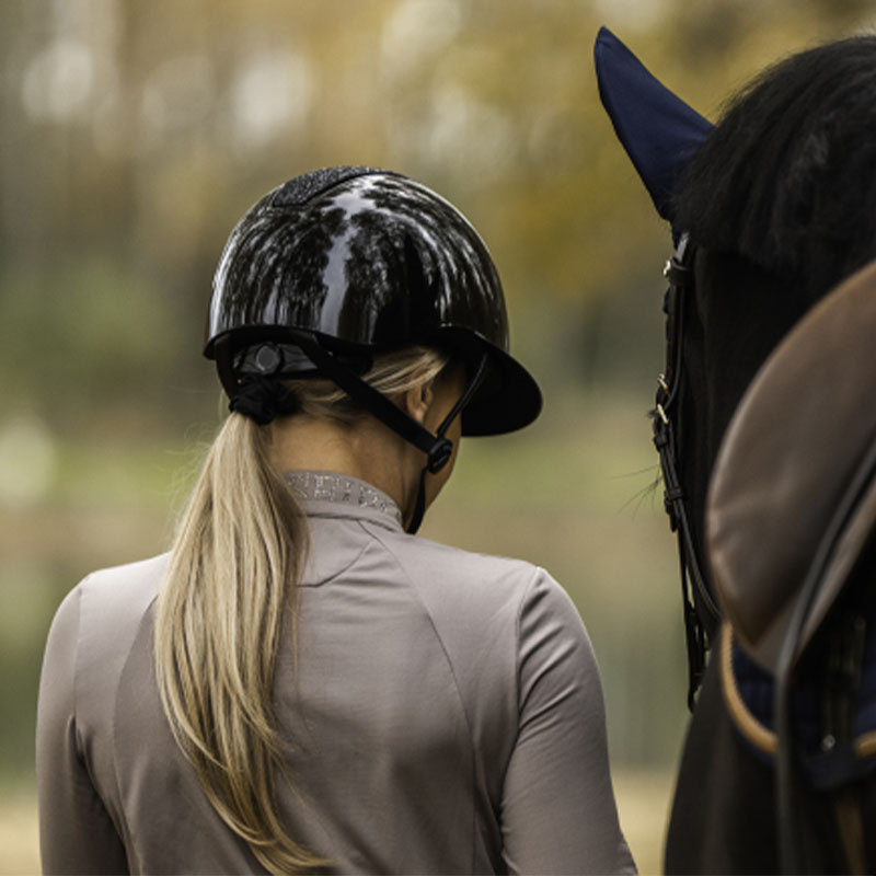 Ridhjälm HS MIPS Vision Glitter Svart