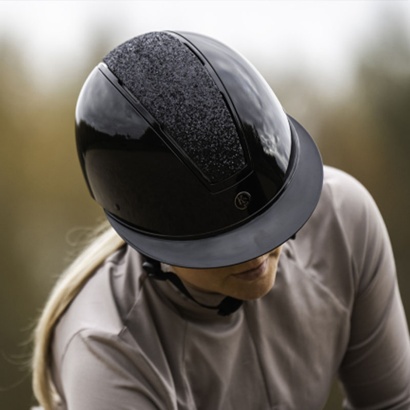 Ridhjälm HS MIPS Vision Glitter Svart