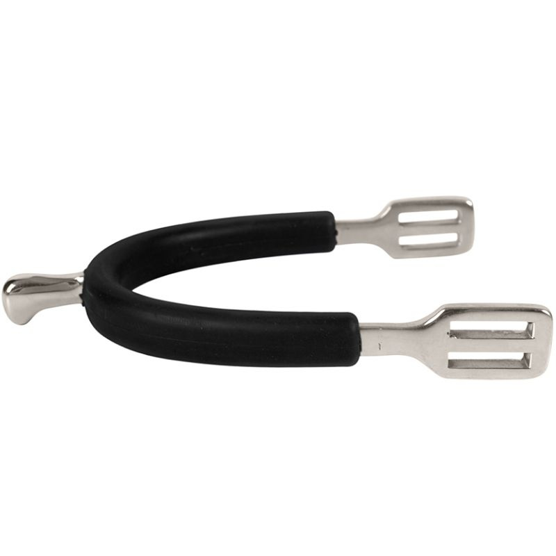 Sporrar HS Rubber-Coated 15mm Svart/Silver