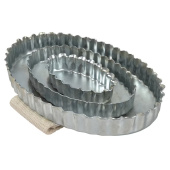 Ryktskrapa Metall Oval Brun Ryktskrapa Metall Oval Brun