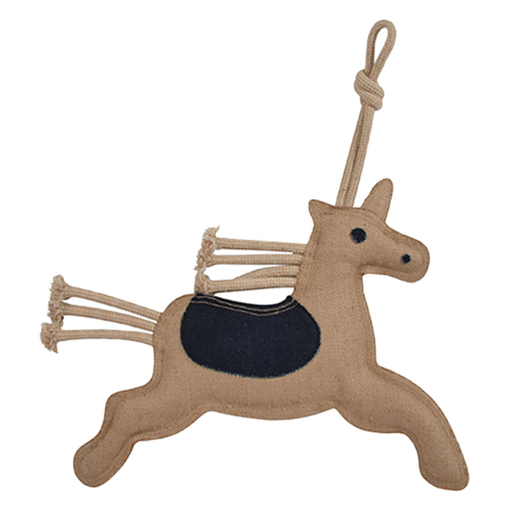 Hästleksak HS Enhörning i Jute Natur