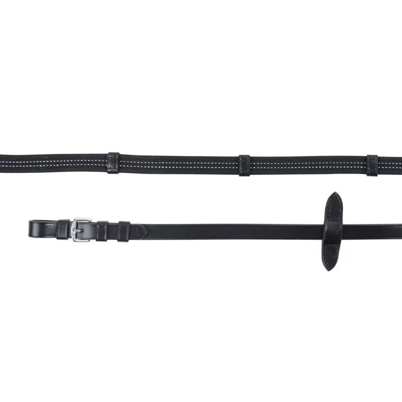 Vävribbtygel med Reflex HS Svart