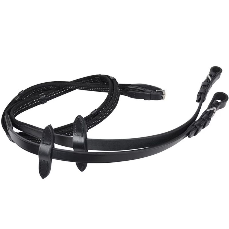 Vävribbtygel med Reflex HS Svart