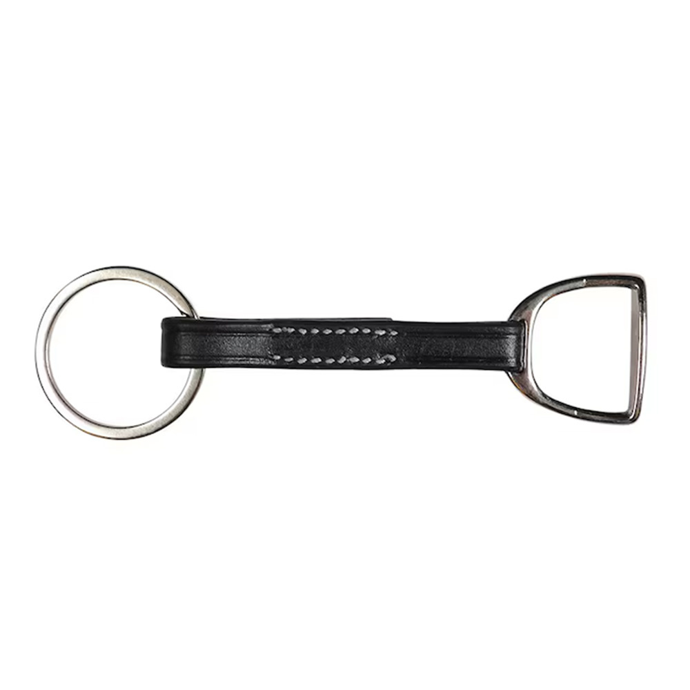 Nyckelring HS Stigbygel Svart/Silver