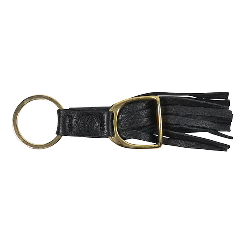Nyckelring HS Tassle Stigbygel Svart/Silver