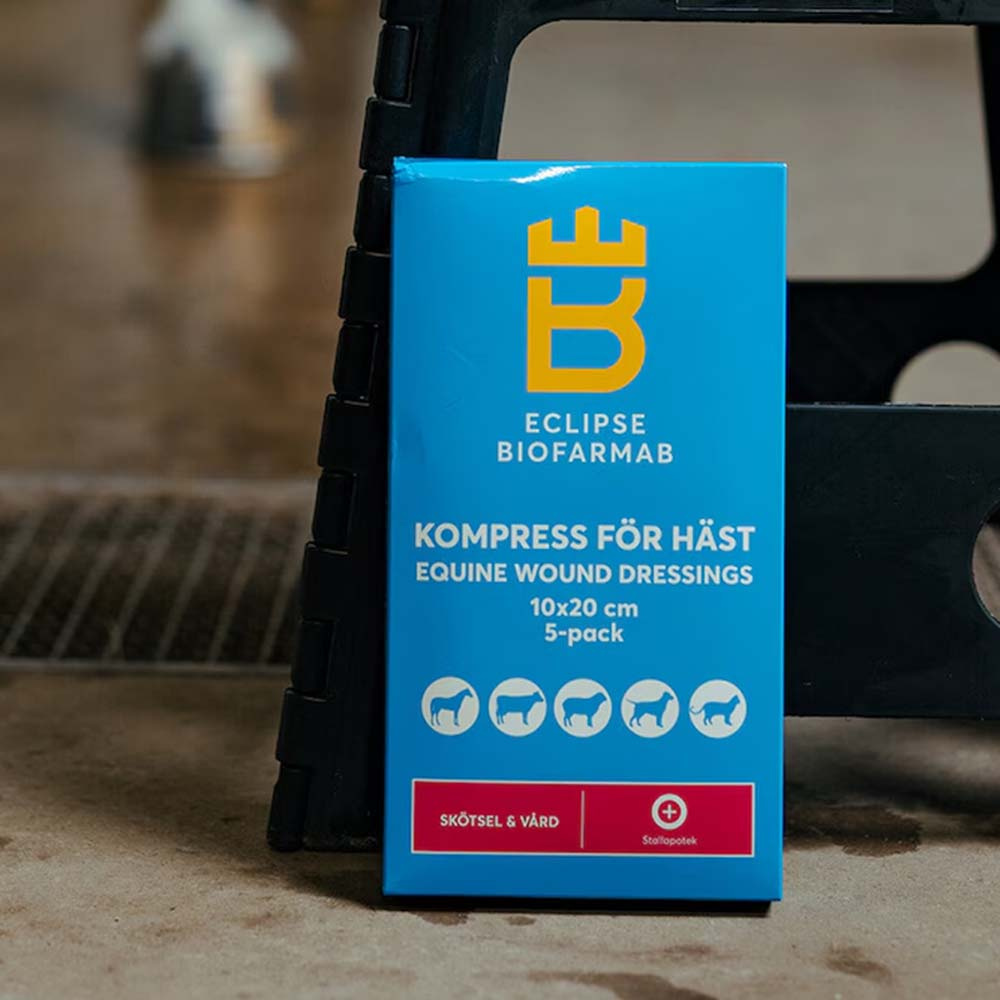 Steril Kompress för häst 5-pack Vit 10x20 cm