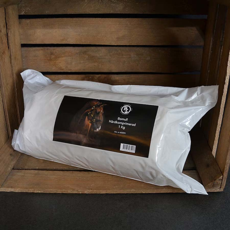 Bomull Rulle Hårdkomprimerad HS 1kg