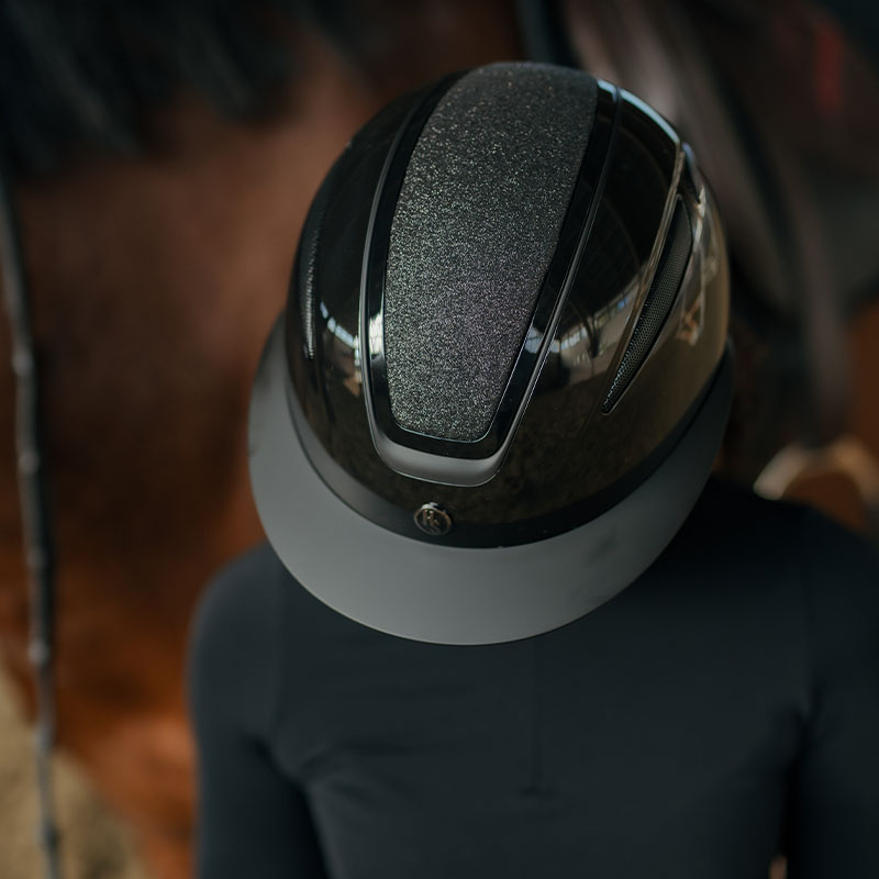 Ridhjälm HS MIPS Air Shiny Svart