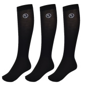 Ridstrumpor HS Nailon 3-pack Svart Ridstrumpor HS Nailon 3-pack Svart