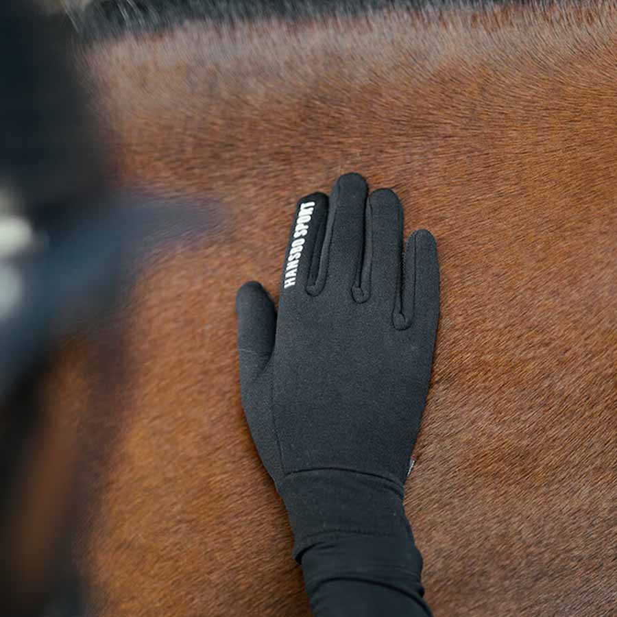 Ridhandskar HS Polar Touch Svart