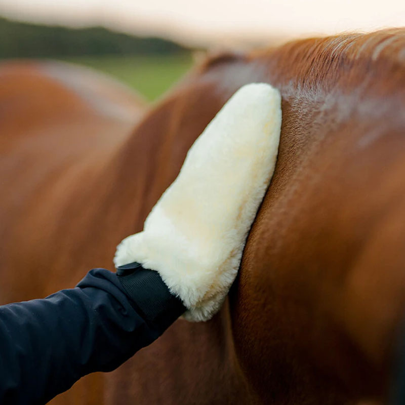 Groominghandske HS Faux Fur Creme