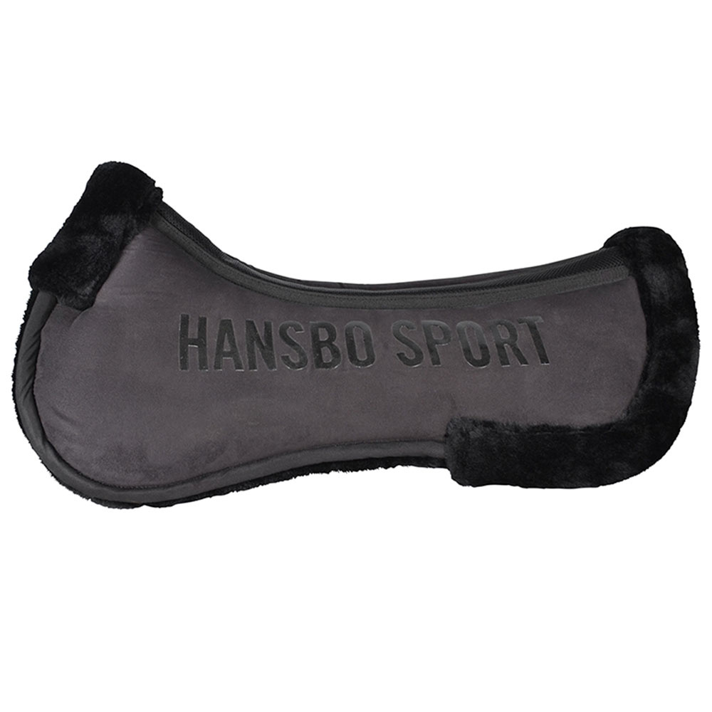 Sadelpad HS Faux Fur Svart