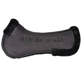 Sadelpad HS Faux Fur Svart Sadelpad HS Faux Fur Svart