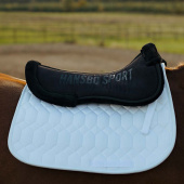 Sadelpad HS Faux Fur Svart