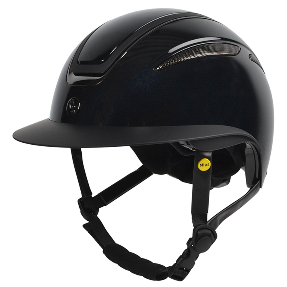 Ridhjälm HS MIPS Air Glossy Metal Svart