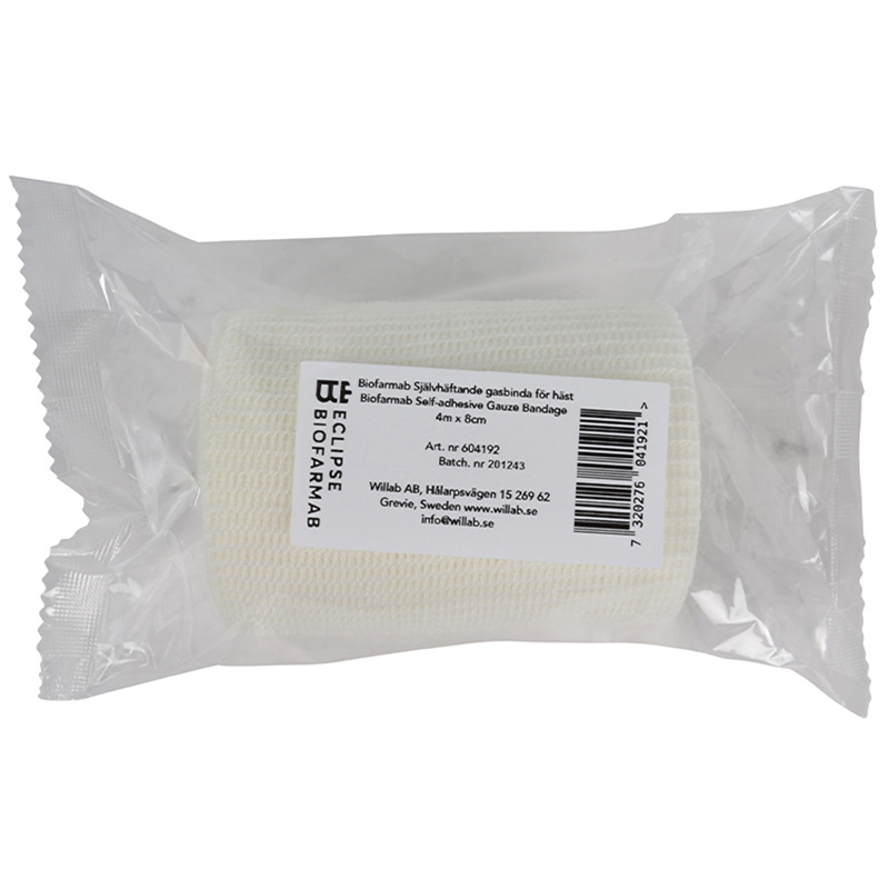 Självhäftande Gasbinda för häst 8cmx4m