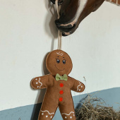 Hästleksak HS Pepparkaksgubbe i Mocka Brun Hästleksak HS Pepparkaksgubbe i Mocka Brun