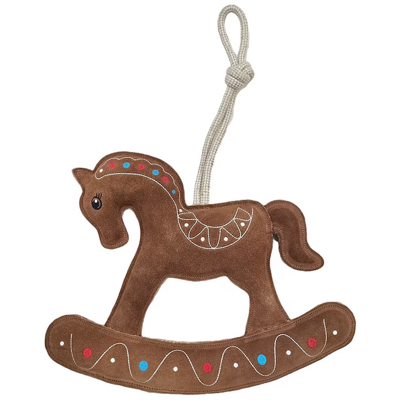 Hästleksak HS Pepparkakshäst i Mocka Brun