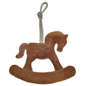 Hästleksak HS Pepparkakshäst i Mocka Brun Hästleksak HS Pepparkakshäst i Mocka Brun