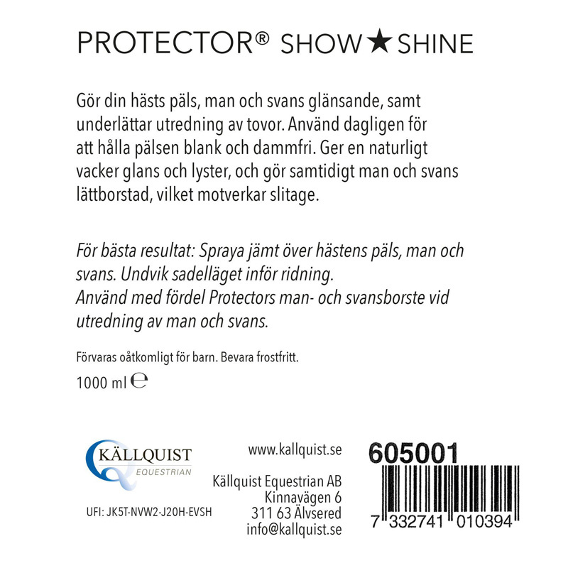 Pälsglans Show Shine 1L