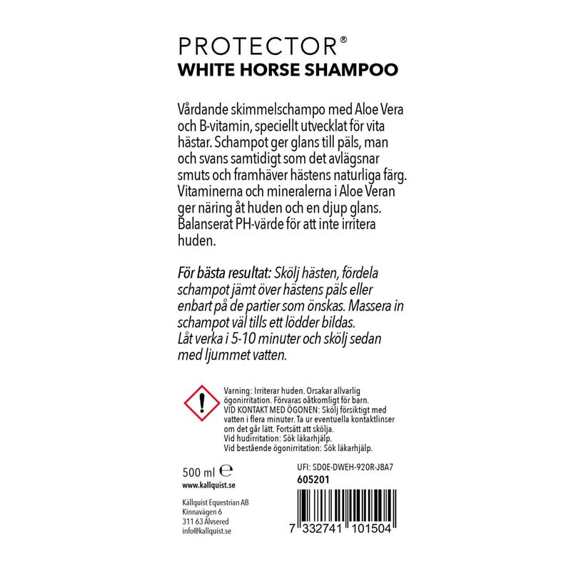 Skimmelschampo White Horse 500ml