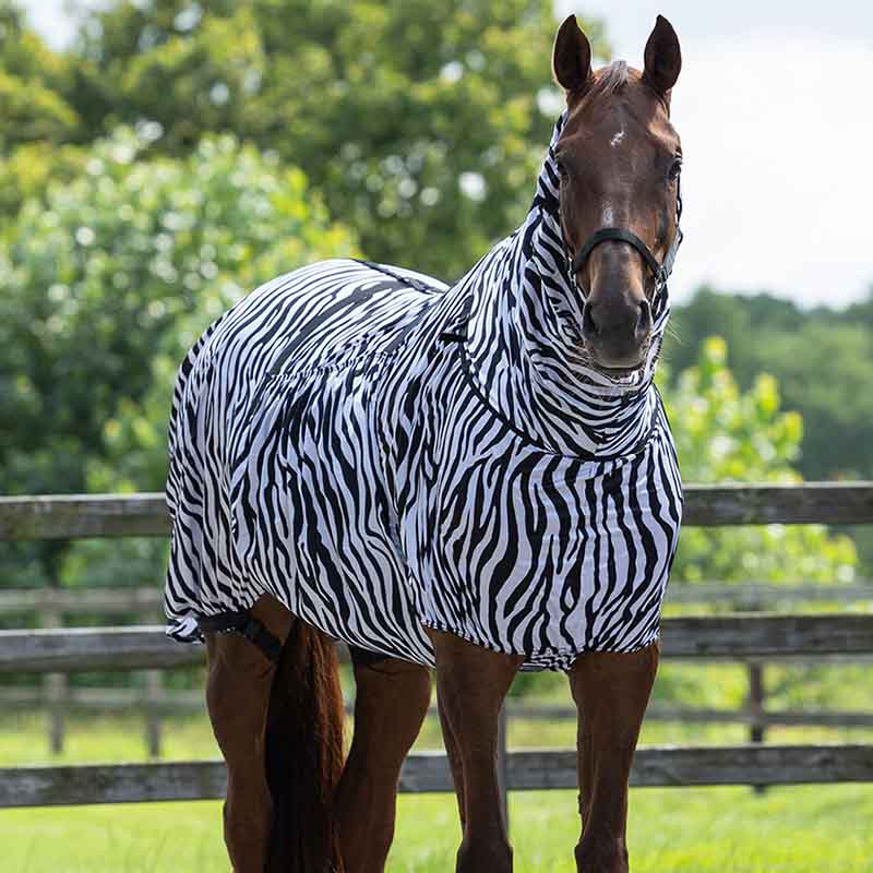 Eksemtäcke UV-Resistant Zebra Svart/Vit